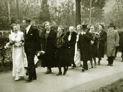 Wedding of Margarete & Eugen Baumgrtner (Bissingen, ca. 1941)
