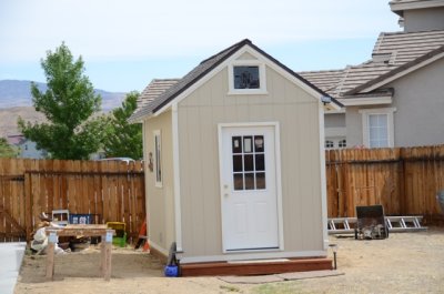 Finished shed