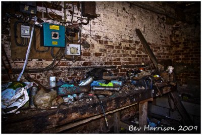 well used workbench