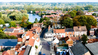 from the top of the tower in beccles