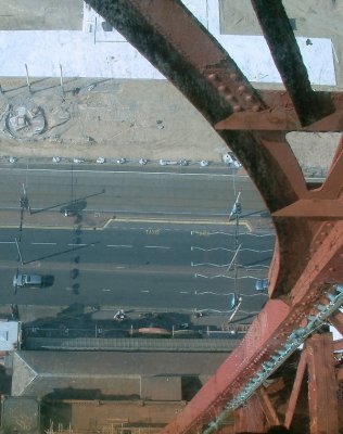 Looking straight down from Blackpool Tower