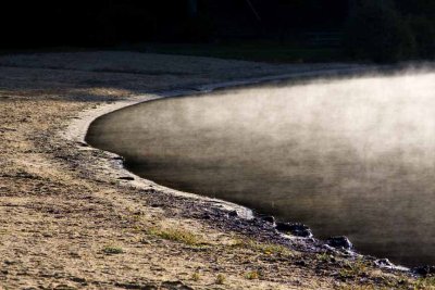 Mist on Pond, Great Pond, Kingston, NH