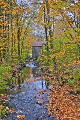 Old Mill in Autumn