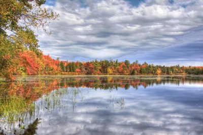 Powwow Pond in Fall Colors