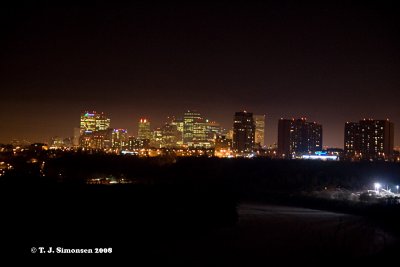 Edmonton by night