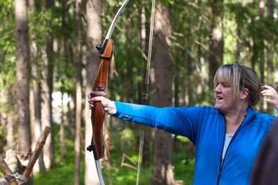Ut i skogen, opp i trærne. Og ned bob-banen...
