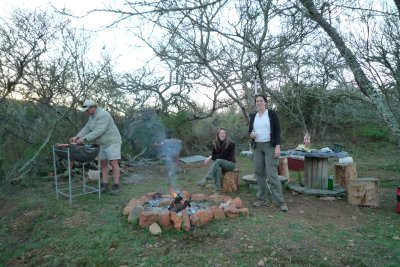 Around the fire