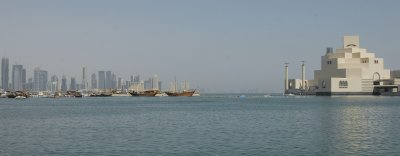 Museaum of Islamic Art & Doha skyline