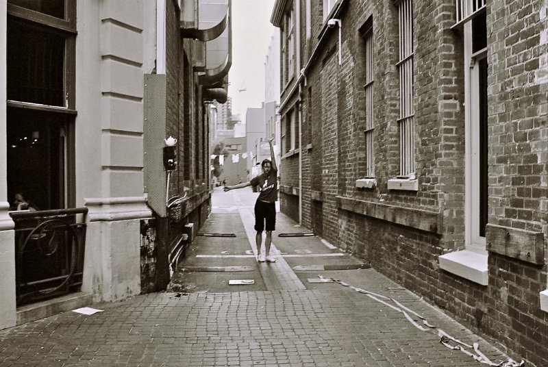 Laneway Dance (with Teapot)