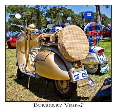 burberry vespa?