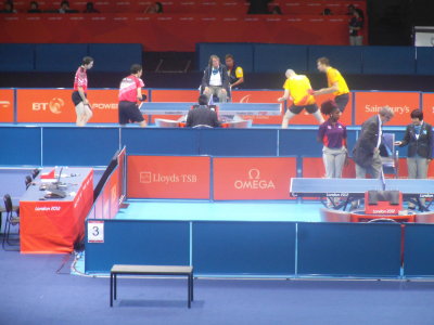Table Tennis at Excel