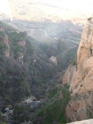 View from Prison's bridge Ronda