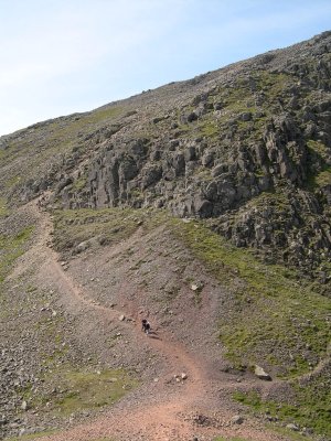 Way up to Great Gable