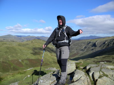 Standing on Lining Crag