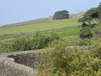Looking back to Pry House Farm