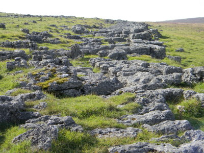 Entering limestone country