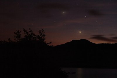 Jupiter, Venus and Rhinog