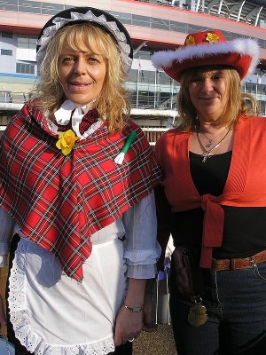 Welsh Lady and Cowgirl