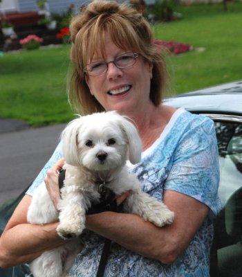 my sister and her dog