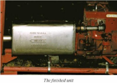 electric generator - quiet muffler