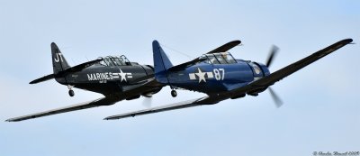 T-6 Texan formation