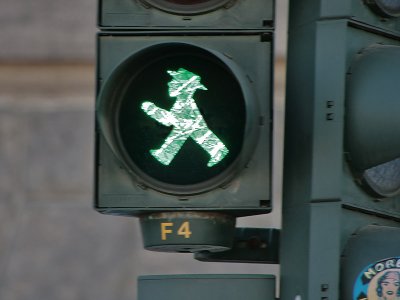 Berlin pedestrian crossing light - Ampelmnnchen