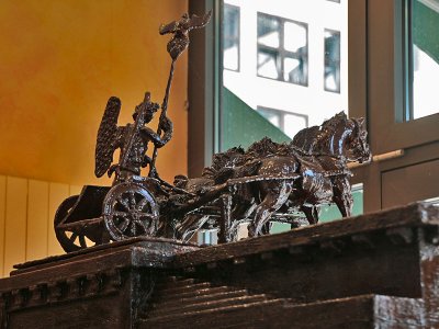 Brandenburg Gate made of chocolat