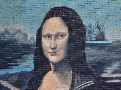 Mona Lisa Wall Painting 