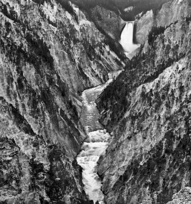 Canyon of the Yellowstone River below the Lower Falls, Yellowstone National Park, 2008.jpg