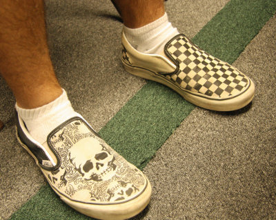 shoes, not a match