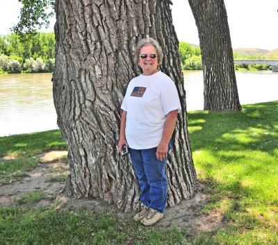 Jean at park