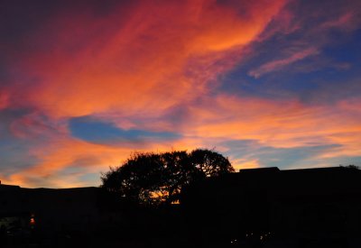 sunset. Feb 5