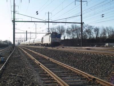 Eastbound Amtrak Clocker