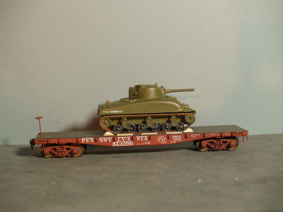 WW2 Sherman Tank - PRR FM Flat