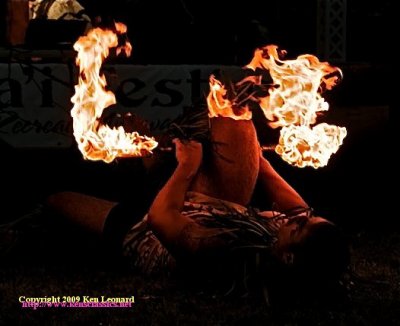Samoan Fire Dance