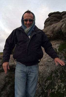 Chris on Haytor Rocks