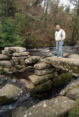 Chris by River in Dartmoor 02