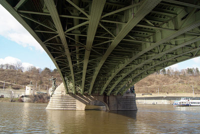 Under the Svatopluk Cech Bridge