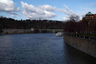 Towards the Svatopluk Cech Bridge Prague