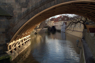 Under the Charles Bridge Prague
