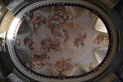 St Nicholas Church Prague Painted Ceiling 11