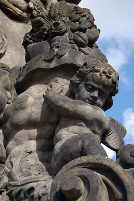Statue Detail - Charles Bridge Prague 04