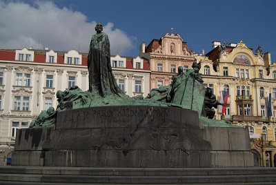 Statue in Old Town Square Prague