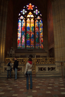 St Vitus Cathedral Prague Stained Glass Window