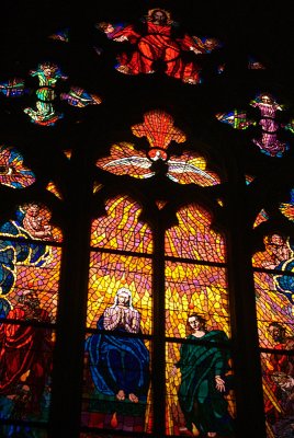 St Vitus Cathedral Prague Stained Glass Window 03