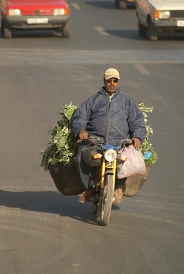 Fully Laden Motorcycle