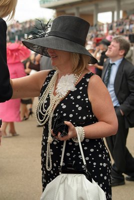 Black  White Outfit Royal Ascot