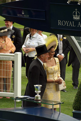 Bruce Forsyth  Wife Wilnelia Royal Ascot 03