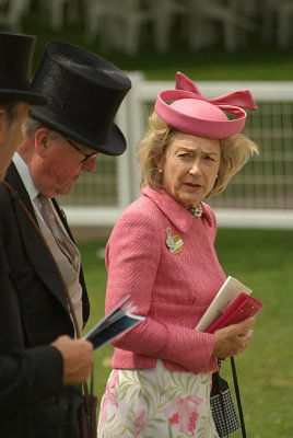 Lady in Pink Men in Black Royal Ascot