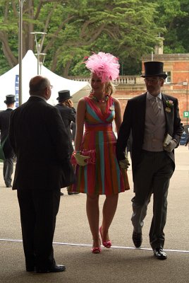 Stripey Dress Royal Ascot